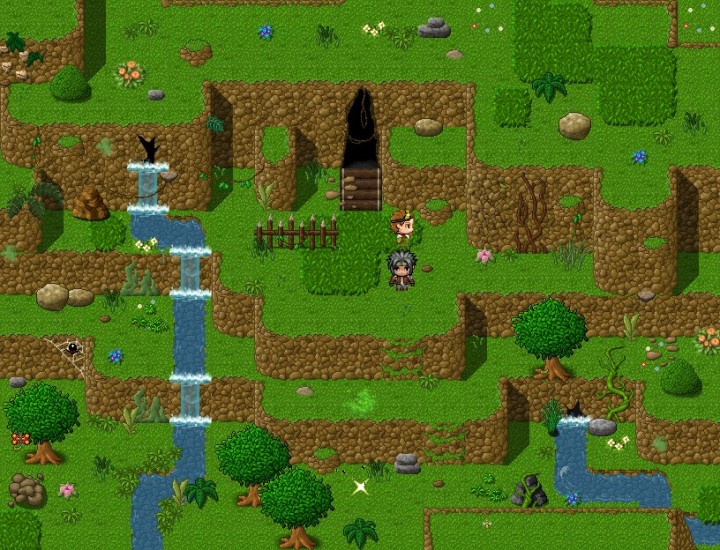 用于创建城镇、荒地和森林的像素图块集资产素材合集