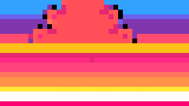 10个充满活力的复古像素天空背景图片素材