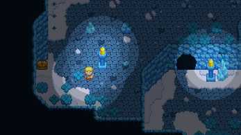 800+的自上而下16*16像素冰冷洞穴瓷砖素材