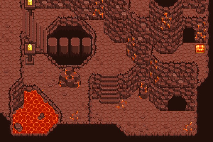 1500+的16*16像素熔岩洞穴瓷砖素材