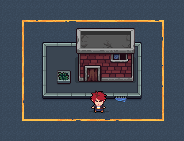 免费的16*16像素房屋与道路图块集素材