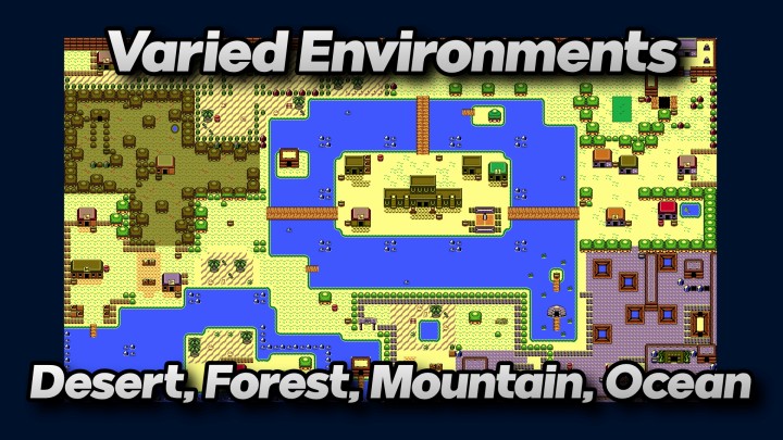 1400+的免费8bit像素gbc塞尔达风格冒险资产素材