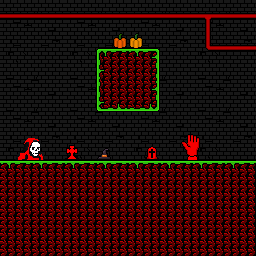 免费的复古32*32像素万圣节闹鬼之地资产素材