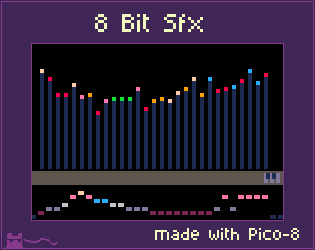 50多个使用pico-8(.wav)免费制作的游戏音效素材