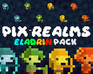 8个免费的静态像素精灵角色素材