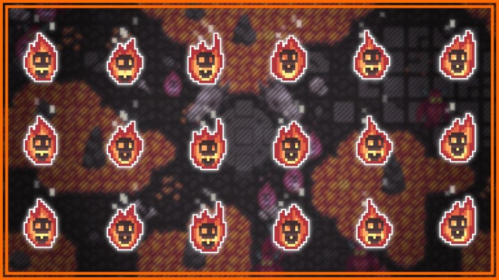 24个独特的像素游戏敌人动画素材