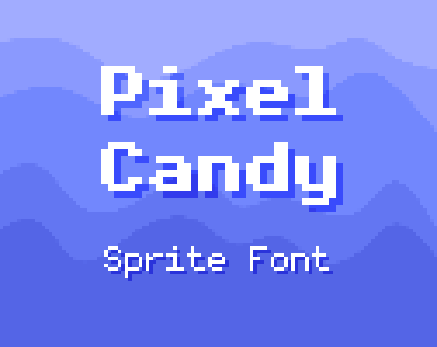 等宽的Pixel Candy像素糖果字体素材