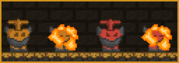 32*32的像素蒸汽朋克风格地牢资产素材