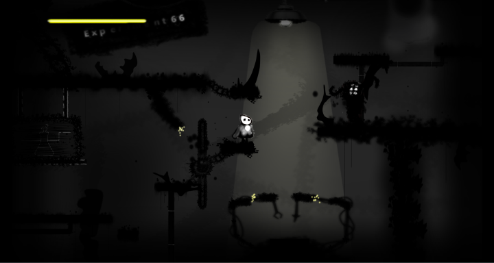 一组10个手工的2D黑暗主题装饰素材