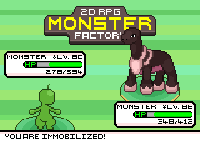 8种复古怪物工厂静态像素回合制游戏怪物资产素材第九部分