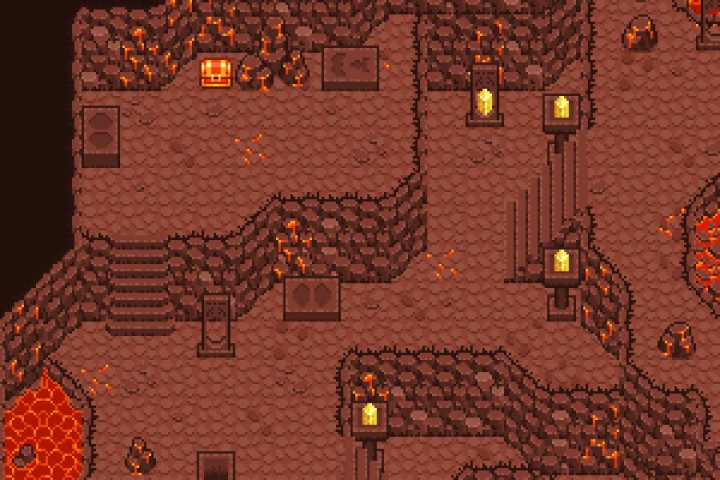 1500+的16*16像素熔岩洞穴瓷砖素材