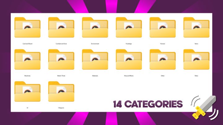 400种游戏音效素材合集