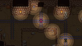 16*16的自上而下像素奇幻梦境洞穴图块集素材