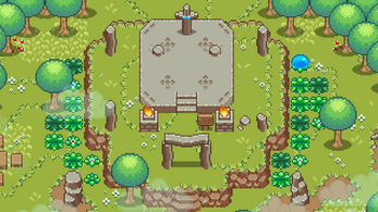 700+的16*16像素奇幻梦境绿色平原图块集素材