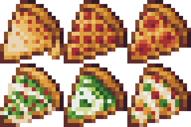 免费的16*16像素食物披萨素材