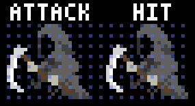 免费的像素游戏幽灵角色动画素材