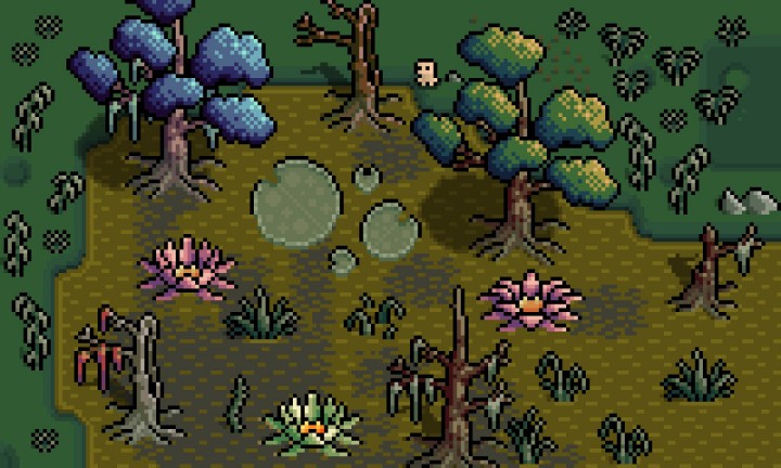 8*8的巨型像素迷你奇幻植物与绿植素材