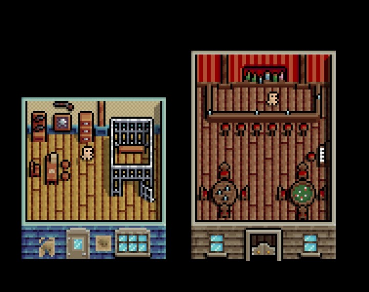 8*8迷你奇幻像素西部狂野小镇资产素材