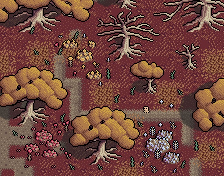 8*8的巨型像素迷你奇幻植物与绿植素材