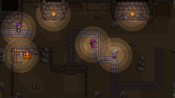 16*16的自上而下像素奇幻梦境洞穴图块集素材