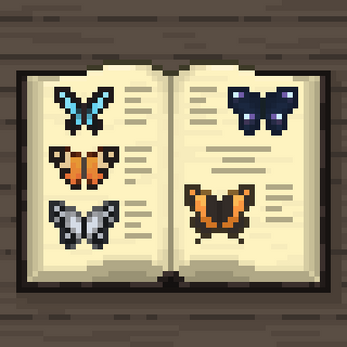 一些免费的静态像素小蝴蝶素材