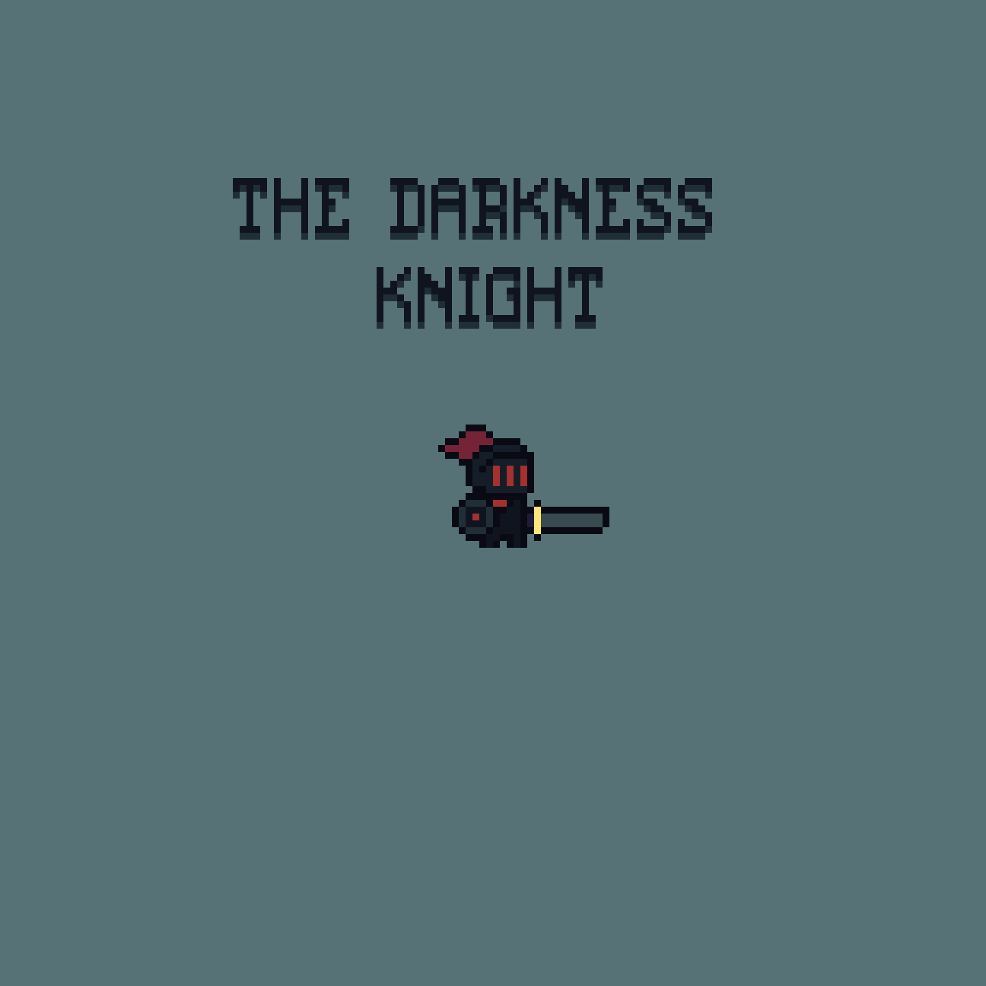 免费的横版像素黑暗骑士角色动画素材