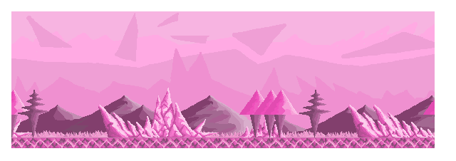 免费复古像素三角形水晶世界资产套装素材