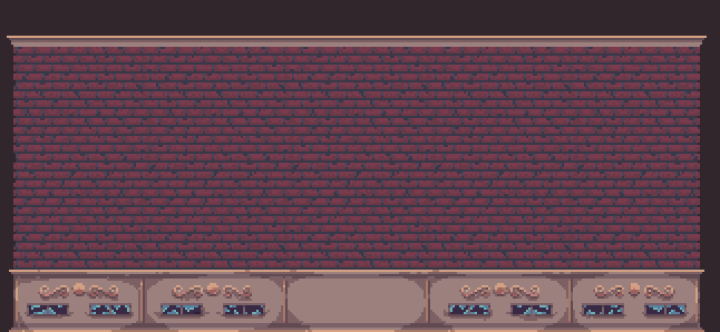 充满衰败、危险和被遗忘的像素末日后城市场景图块集素材