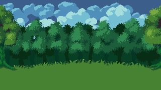 免费的视差效果像素绿色背景图片素材