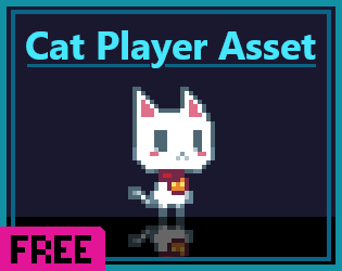 免费的横版32*32手绘动画猫角色动画素材