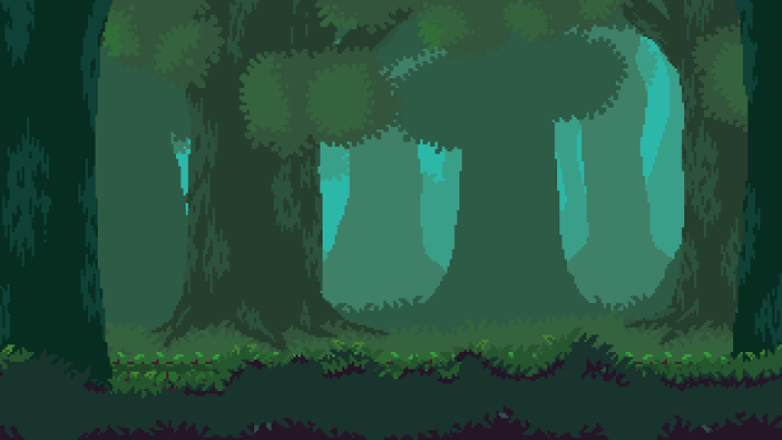 免费的Unity视差效果像素森林背景素材