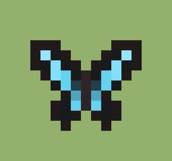 一些免费的静态像素小蝴蝶素材