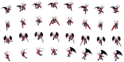 50个四向行走的64*64像素游戏动画角色NPC素材