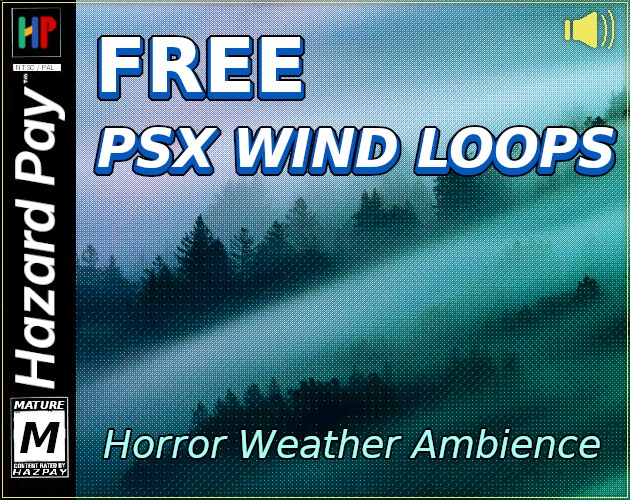 3条可循环播放的游戏风声轨道素材