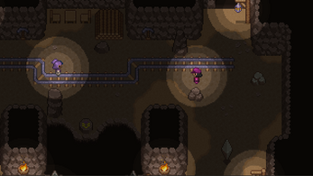 16*16的自上而下像素奇幻梦境洞穴图块集素材