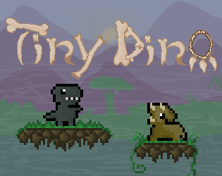 两个适用于横版卷轴平台游戏的像素风格恐龙动画素材