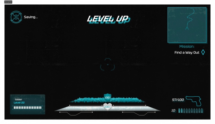 完整的复古2D科幻风格游戏UI素材