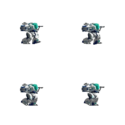 精美的像素机甲动画素材