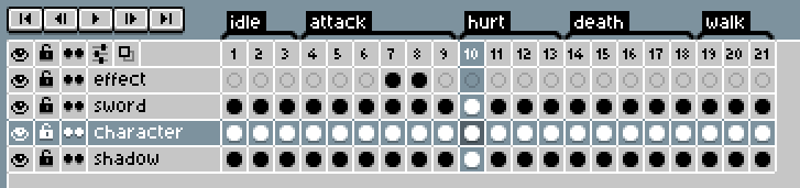 一个免费的像素艺术动画角色素材