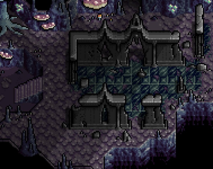 充满危险和神秘的8*8迷你奇幻像素地下世界素材