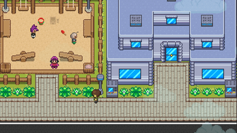 适用于游戏的16*16像素现代城市图块集素材