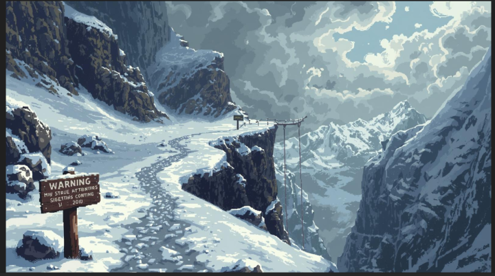 免费10个SNES风格静态像素背景图片素材