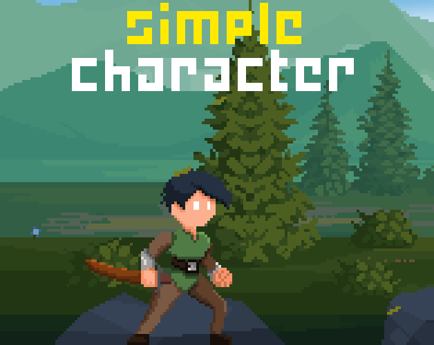 简单的免费像素角色动画素材