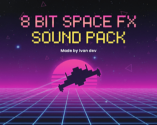 21种复古风格的8bit太空射击游戏音效素材