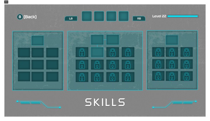 完整的复古2D科幻风格游戏UI素材
