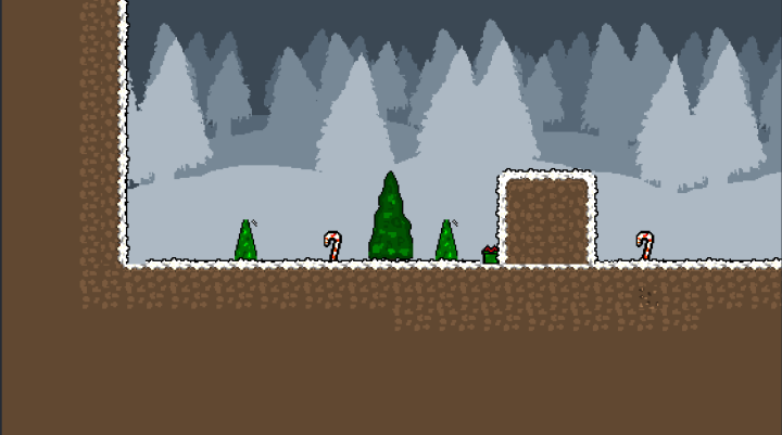 免费的像素冰雪圣诞节瓷砖素材