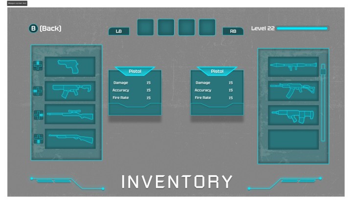 完整的复古2D科幻风格游戏UI素材