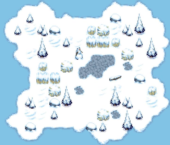 免费的16*16像素冬季图块集素材