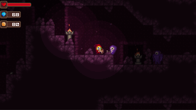 16*16的像素平台游戏野兽地牢图块集素材