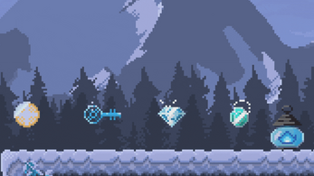 免费的16*16冬季像素瓷砖素材